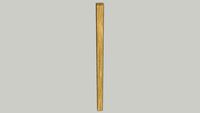 paal grenen 9/9 1.8m