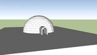 Igloo, house for eskimos