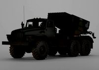 bm-21 grad - multiple launch rocket system