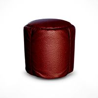 pouf leater stool - pbr