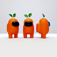 among us plant hat character