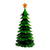 christmas tree paper v 2