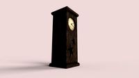 handmade wooden clock