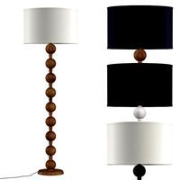 hugo barbell floor lamp