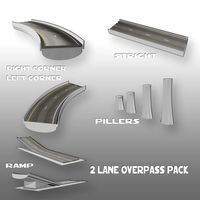 freeway pack 1 - overpass set
