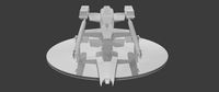 spaceship for 3d printing