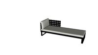 SIFAS KOMFY BLACK Méridienne 2AC