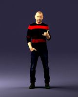 man in pose 0282