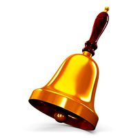gold hand bell v 1