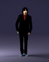 man in black dress 0224