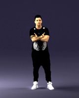 man in pose 0207