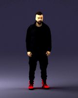 man in black dress 0215