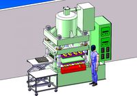 800t heavy duty rubber press
