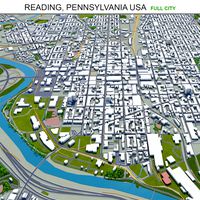 Reading city pennsylvania usa 30km
