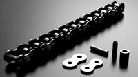 roller chain - ansi - 3d files - pack ansi 25 to 240 ansi