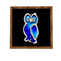 owl relief painting