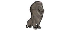 53653 Skulptur Geometric Lion 170cm