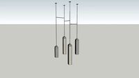 Rhapsody Cluster I Chandelier in Shagreen, Quartz & Brass by Patrick Coard Paris