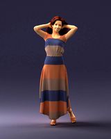 woman in dress 0143
