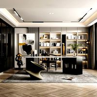 interior scene - modern study