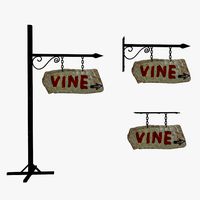 old stone vine sign 02