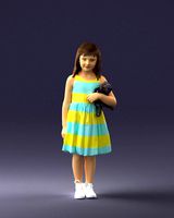 girl with toy cat 0130