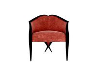 bali armchair pink velvet