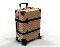 gucci globe-trotter gg canvas luggage suitcase