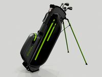 titleist gray-green stadry golf bag plus