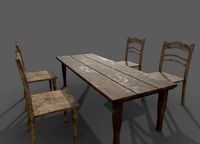table with chairs