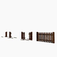 broken garden fence