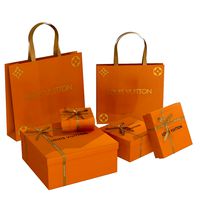 burberry gift packaging boxes and paper bags 3D Model in Other 3DExport