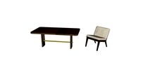 Andrew Martin Dining Table & Rory Chair