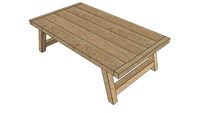 SIFAS COCO Table basse rectangulaire