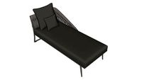 SIFAS BASKET Méridienne ac droit Grey