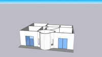 Modelo casa 3D - Mabel García