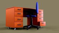 Office chair and Table