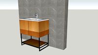 MUEBLE Y LAVATORIO COOPER 80CM MOROCCO