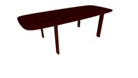 Mesa de Jantar Folha - 260cm Natural Wentz Design