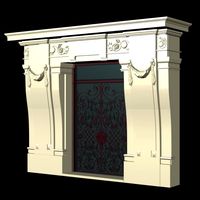 France Architecture Door005 3D Model