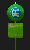 Bus Stop Sign