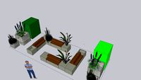 Parklet bins