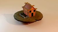 Low poly game ready house