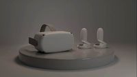 VR Headset and Controllers