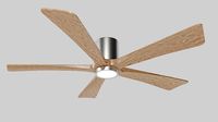 Modern Wood and Metal Ceiling Fan