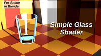 For Anime In Blender - Simple Glass Shader