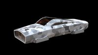 Low Poly Sci-Fi Car