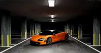 Mclaren in garage