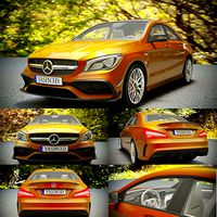 Car Mercedes Benz Cla45 Amg 2017