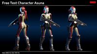 Free Test Character Asuna